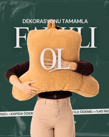 Bel Destek Yastıkları Sırt Minderi Dekoratif Yastık